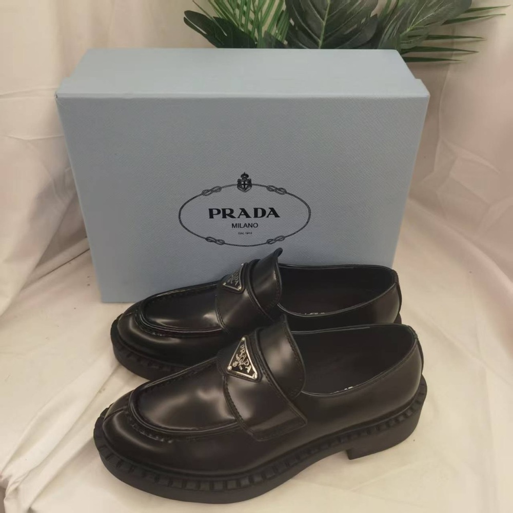 Prada Black Loafers